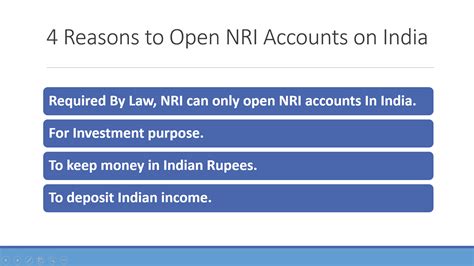 opening nri account from usa.